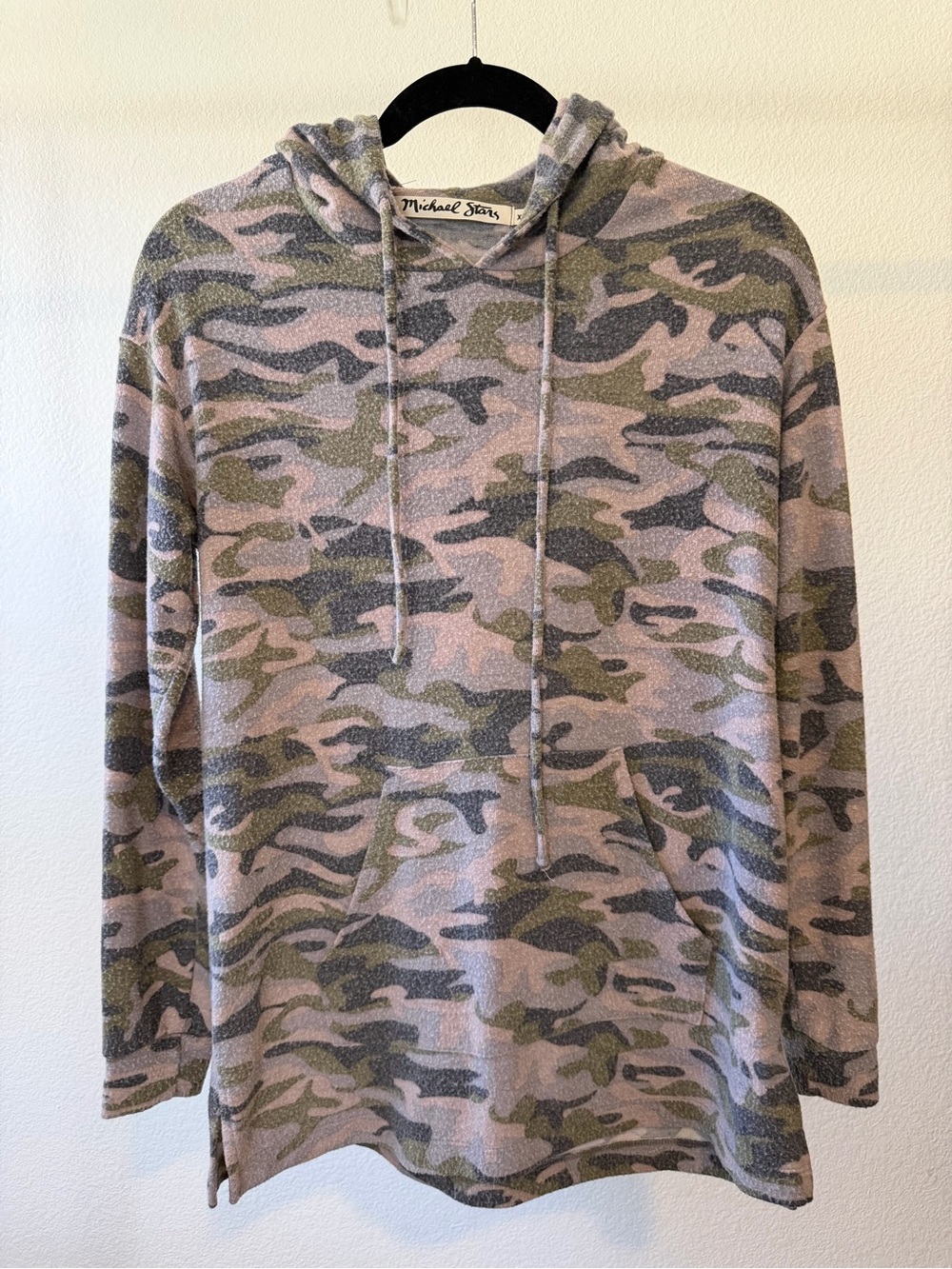 Michael Stars Camo Hoodie Size XS